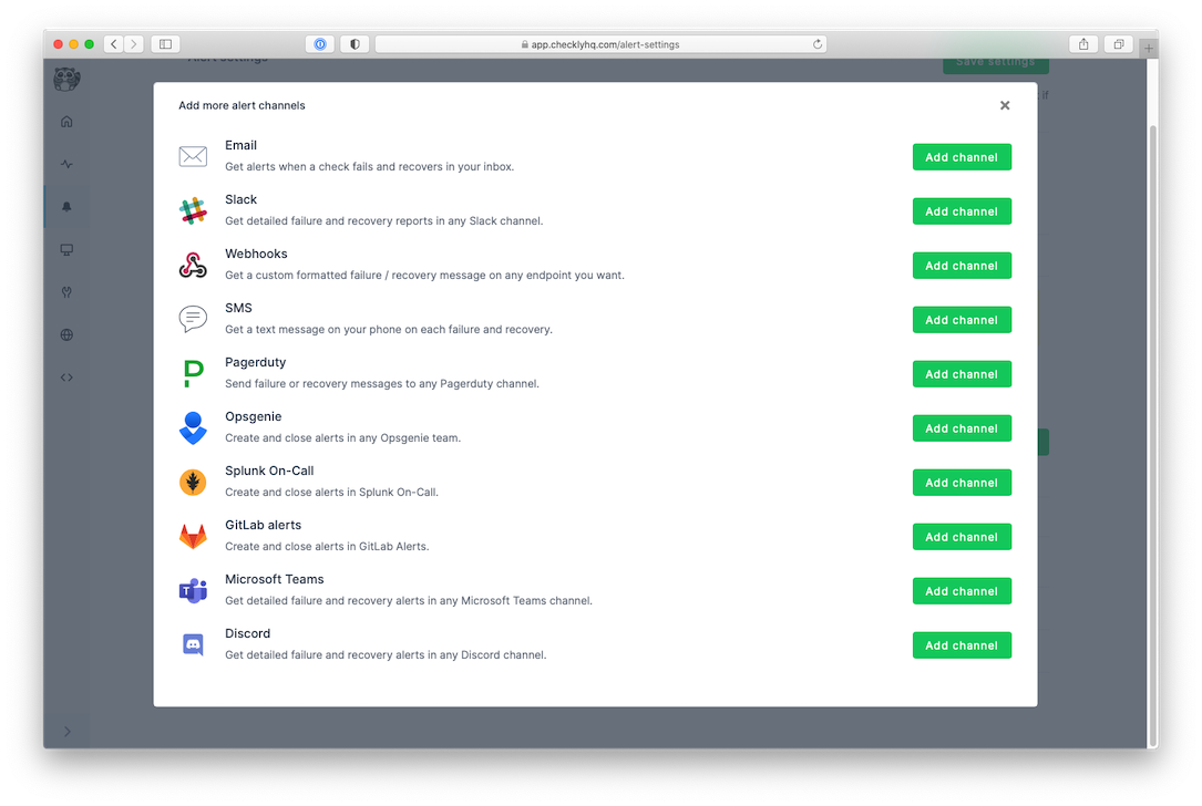 setup checkly splunk integration step 3